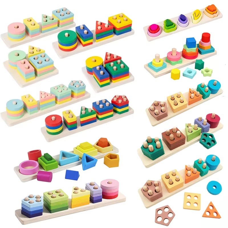 Shape Wooden Puzzle (5set)